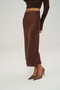 Daffodil Brown Satin Skirt - 3