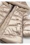 Baby Girl Hooded Inflatable Coat Cream 2440 - 3