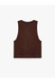 Basic Slim Fit Sleeveless Crew Neck Sports Tank Top - 6