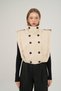 Ambanja High Collar Stone Short Vest - 5