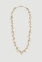 Stone Pendant Necklace - Gold