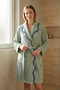 Waven 100% Cotton Wavy Ribbed Bathrobe
