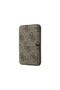 Licensed 4g Patterned Text Logo Pop-Up Magnetic Stand Pu Card Holder Brown - 3