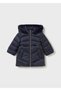 Baby Girl Hooded Inflatable Coat Navy Blue 2440