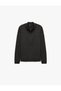 Long Sleeve Pocketed Zippered Knitwear Cardigan
