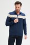Men's Polo Neck Long Sleeve Sweatshirt - 5