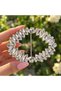 Evening Dress Belt Buckle with Crystal Stones 9cm - 6.5cm Buckle Wedding Dress Buckle Engagement Henna - 3