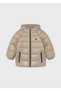 Boy's Long Inflatable Coat Beige 4469