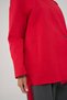 Eswatini Belted Red Short Trench Coat - 8