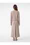 Regular Fit Long Sleeve Crew Neck Buttoned Wool Cardigan - 3