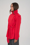 Eswatini Belted Red Short Trench Coat - 3
