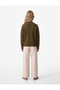 Long Sleeve Crew Neck Wool Blend Knit Sweater - 2