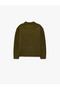 Long Sleeve Crew Neck Wool Blend Knit Sweater - 5