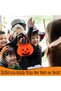 Halloween Decoration Pumpkin Trick or Treat Bag, Felt Candy Bucket, Kids Handheld Candy Pouch, 2 Styles for Halloween Party - 5