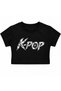 Kpop Huntrix Rumi Costume - Leather Jacket - Shorts - Crop T-Shirt - Purple Light Rumi Hair - Purple Hair Powder - Face Stone - 6-Piece Set Birthday Party Wedding Girl's Jacket - 5