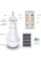 مصابيح LED قابلة لإعادة الشحن بالطاقة الشمسية، قطعتان من المصابيح LED القابلة لإعادة الشحن، شحن باللوحة الشمسية - 2
