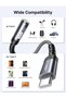 محول USB-C إلى مقبس سماعة رأس أنثى 3.5 ملم، Aux إلى Type-C، رمادي - 5