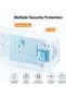 كابل تمديد 6 في 1 مع شاحن PD30W (2 منفذ USB-C، 1 منفذ USB-A) من النوع C - 6