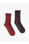 Shiny 2-Piece Sock Set - 2
