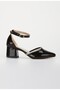 Himalaya Series Stone Detailed Women's Heeled Pointed Toe Evening Dress Shoes - 3