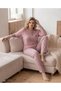 Women's Winter Plus Size Embroidered Patterned Cotton Set - 3