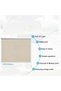100% light blocking roller blinds Polyester Beige 200 x150 cm - 2