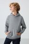 Standard Fit 2-Pack Black-Grey Melange Boys' Sweatshirt - 11215 - 3