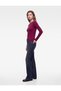 Modal Fabric Slim Fit Crew Neck Long Sleeve T-Shirt - 2