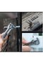 Compact Multi-Function Alloy Tool for Camping and Hiking, Includes Wrench, Beer Opener, Nail Puller, - 6