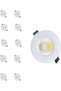 ضوء السقف 10 قطعة LED COB لمبة السقف توفير الكهرباء 7 واط معتمد ليكون أكثر سطوعًا من الضوء