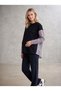 Hamile Owersıze Örme Coton Garnili Bluz - 3