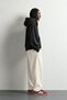 Men's 99 Carpet Pattern Patch Embroidered Hooded Oversize Sweatshirt - 5