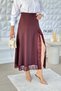 Diver Fabric Lace Detail Skirt 7K187 - 2