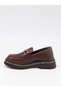 D26Ka 3220 Brown Genuine Leather Loafer Women's Shoes - 7