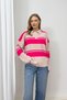 Striped Knitwear Sweater 99-9007 - 4