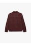 Cotton Classic Collar Long Sleeve Zippered Gabardine Shirt with Pockets - 2