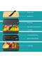 Chielor Bento Box Adult Lunch Box with lunch bag, 1200ml Japanese Bamboo Bento Box with Compartments - 2