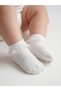 Lcw Baby White Tulle Ruffled Baby Girl Booties Socks 3-Pack - 3