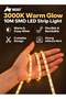 MODI 10M Warm White LED Strip Light 3000K, Flexible Cuttable Self Adhesive LED Tape Light, Non-RGB S - 4
