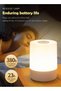 infino Rechargeable Touch Night Light, Dimmable LED Bedside Lamp with Remote, Baby Nursery Lamp, 3 C - 3