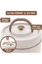Changli 304 Stainless Steel Stackable Bento Lunch Box Set with Insulated Bag - Beige - 5