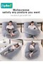 Bybeo U Shaped Full Body Pregnancy Pillow For Maternity Women With Removable Jersey Cotton Cover - 2