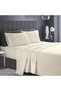 Infinitee Xclusives Queen Bed Sheet Set Beige – 4 Piece Bedding Set, 230 × 260 cm, Soft Brushed Micr