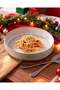 famiware Star 8.25" Pasta Bowls Set of 4 - Large Dinner Bowls in Cappuccino White - 3