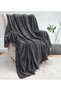 T G H Striped Flannel Fleece Blanket Plush Throw Blanket Super Soft Blanket King Size(220x240) For B - 2