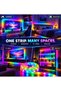 CHEEMAISTIC 5 Meter RGB TV LED Strip Lights with Remote Control, USB Powered Backlight for TV, 16 Co - 4