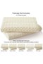PHF 2 Piece Queen Cotton Waffle Weave Pillow Shams, Soft Breathable Woven Pillowcases, 50 cm x 75 cm - 5