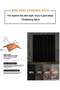 DUNISO 2 Pieces of Blackout curtains, household soundproof and heat insulating curtains，with perfora - 3