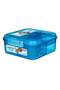 Sistema Bento Cube Lunch Box 1.25L BPA Free Food Storage Container with Compartments Portable Bento