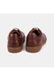 Men's Tan Lace-Up Casual Textured Leather Sneaker - 6